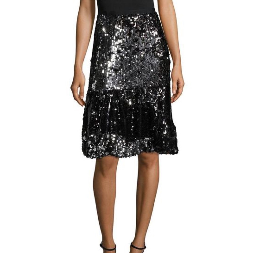 Sequin Midi Skirt